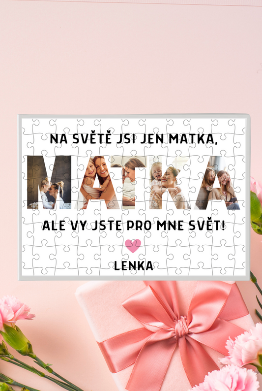 Pamětní puzzle "MATKA"