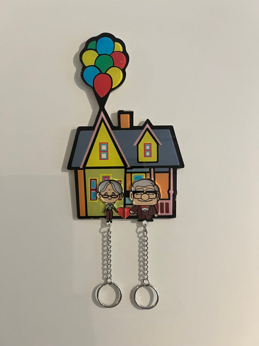 Přívěsek na klíče "Carl" a Ellie" ("Up")