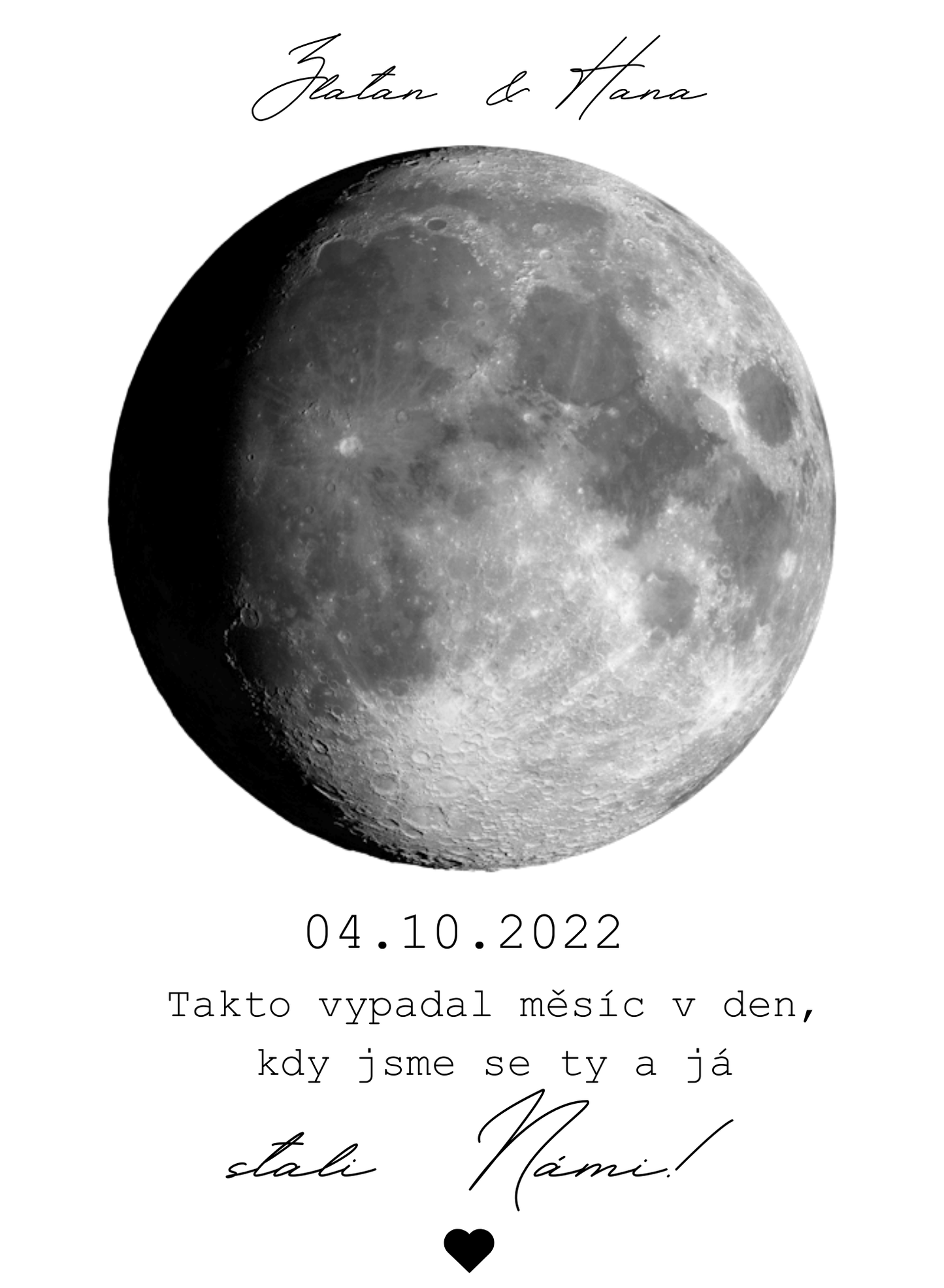 "Náš měsíc" pamětní plakát