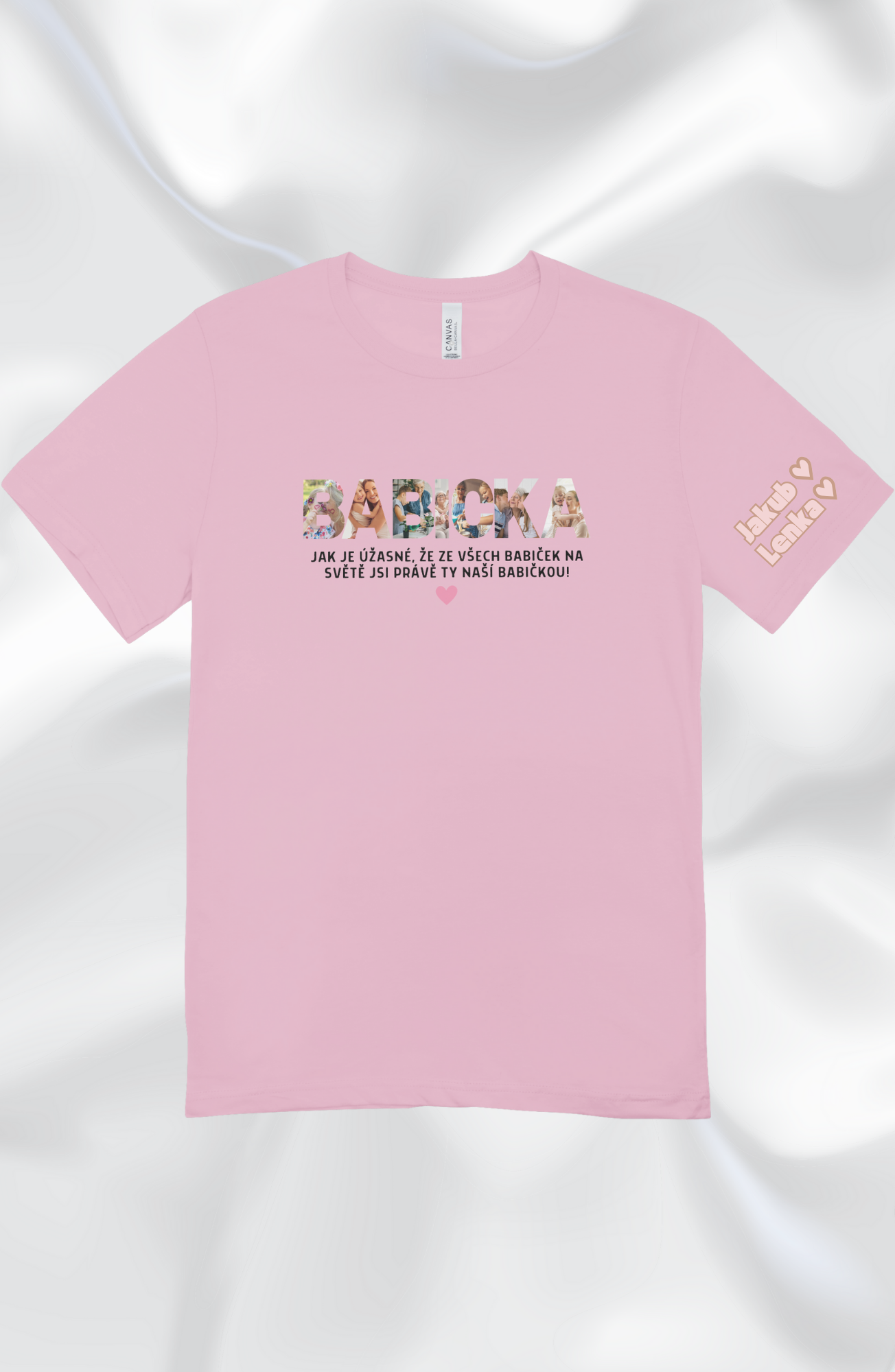 Tričko s nápisem "BABICKA"