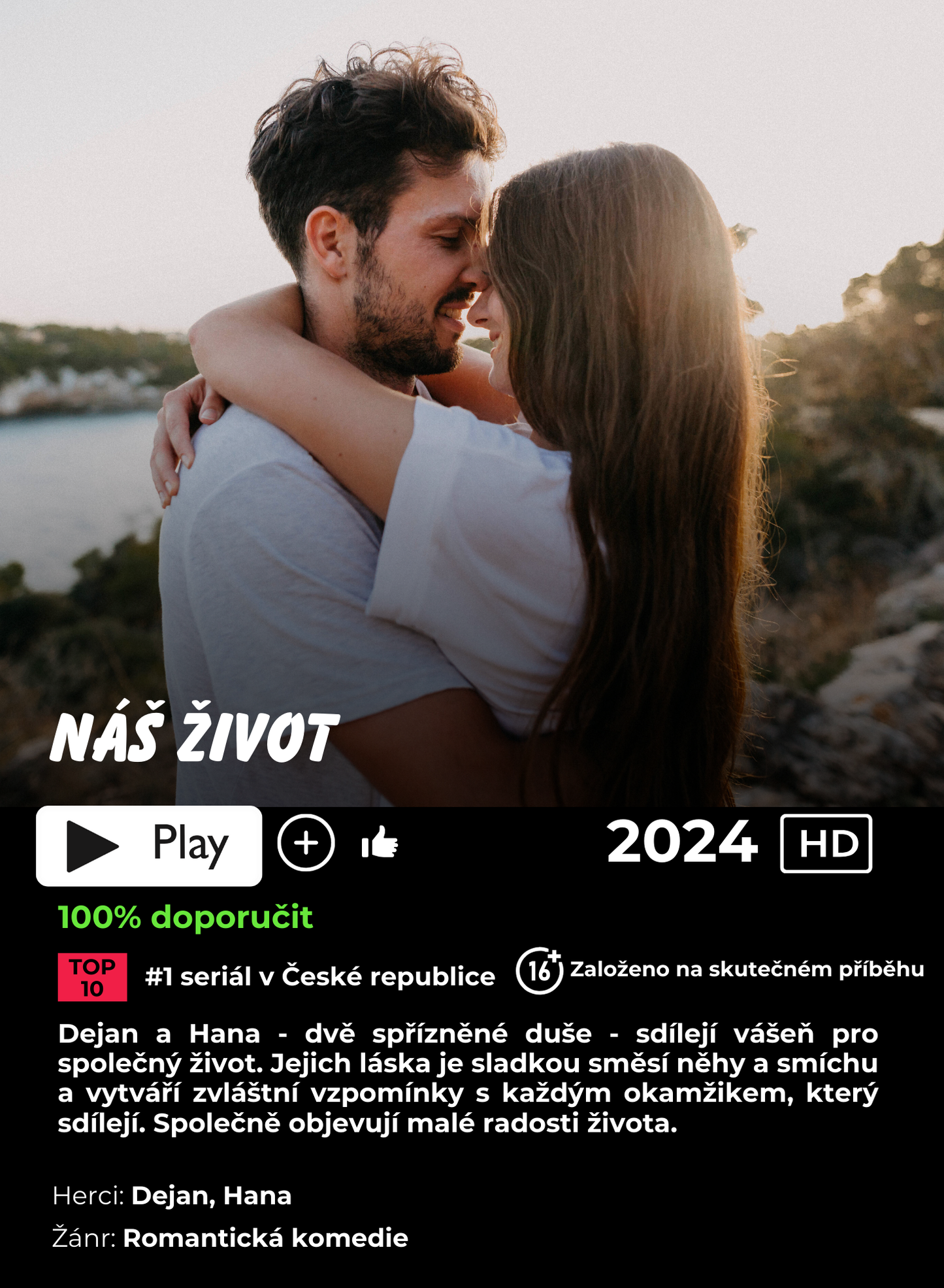 Paměťové plexisklo inspirované "Netflix"