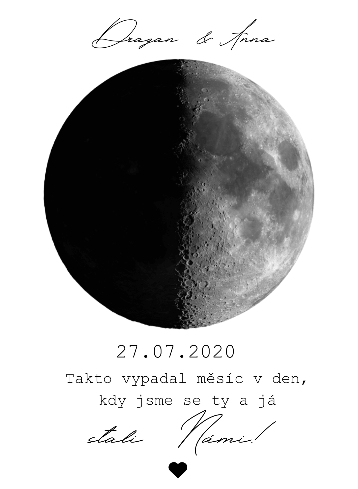 "Náš měsíc" pamětní plakát
