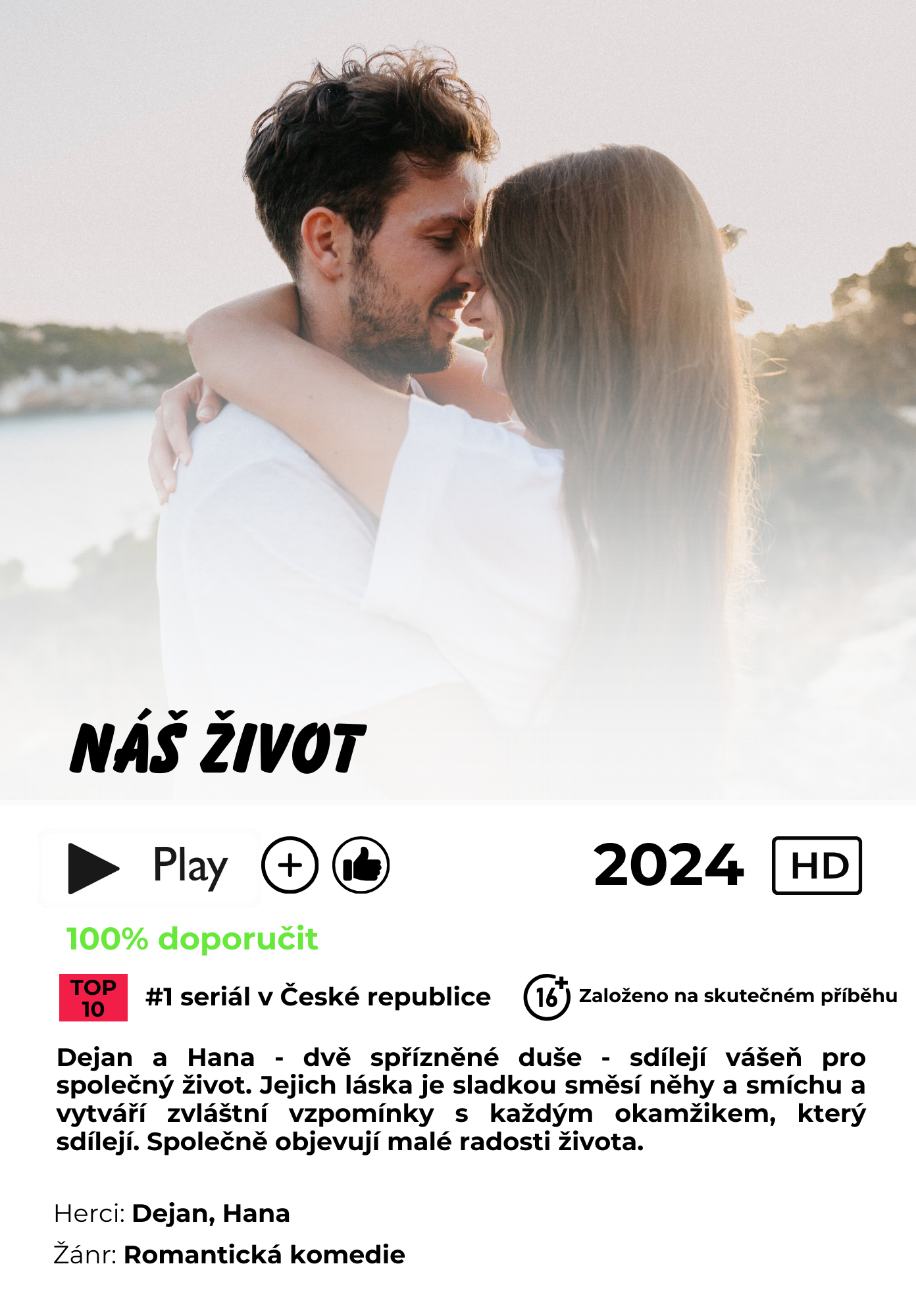 Paměťové plexisklo inspirované "Netflix"
