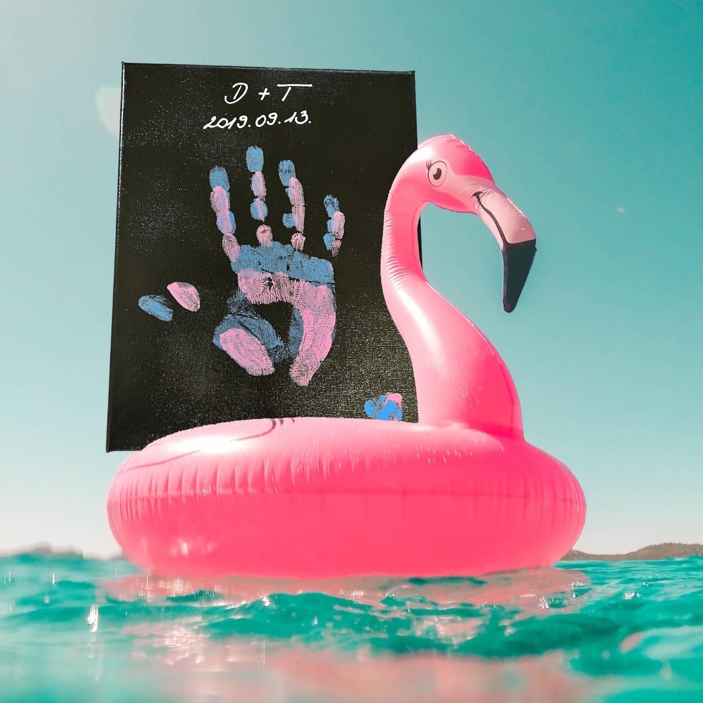 "The Paint Date - Hand in Hand" Sada malování na dlaň